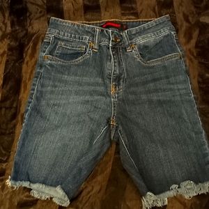 Dollhouse bermuda jean shorts, size 3